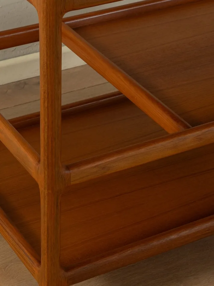 Pamono Vintage Serving Trolley by Johannes Andersen for CFC Silkeborg, 1960s Hot