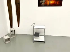 Pamono Vintage Serving Trolley from USM Haller, 1980 Outlet