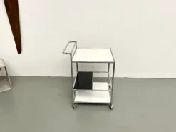 Pamono Vintage Serving Trolley from USM Haller, 1980 Outlet