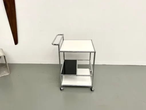 Pamono Vintage Serving Trolley from USM Haller, 1980 Outlet
