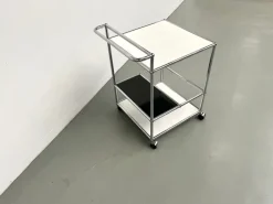Pamono Vintage Serving Trolley from USM Haller, 1980 Outlet