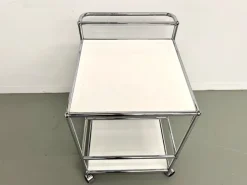Pamono Vintage Serving Trolley from USM Haller, 1980 Outlet