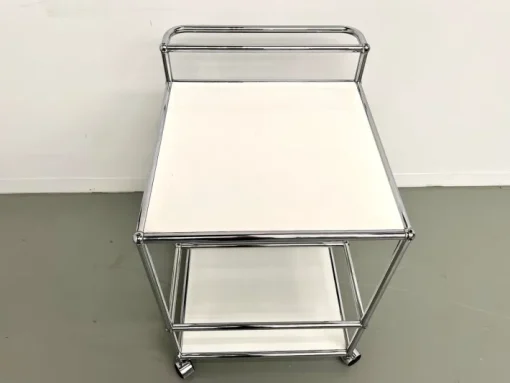 Pamono Vintage Serving Trolley from USM Haller, 1980 Outlet