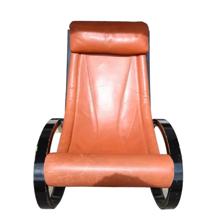 Pamono Vintage Sgarsul Rocking Chair by Gae Aulenti for Poltronova New