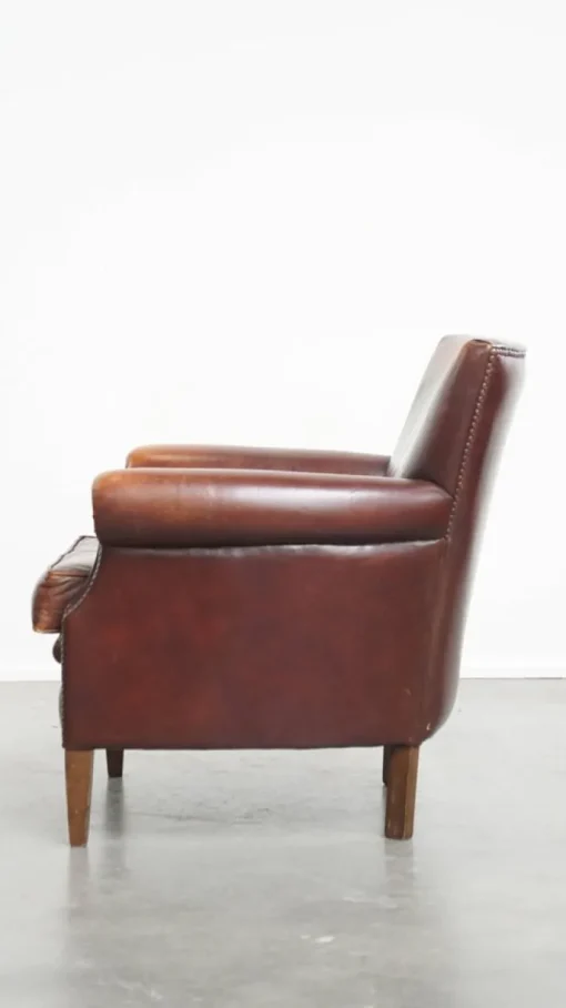 Pamono Vintage Sheepskin Lounge Chair Hot