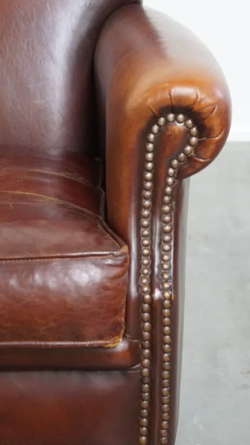 Pamono Vintage Sheepskin Lounge Chair Hot