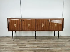 Pamono Vintage Sideboard in Mahogany with Glass Top, 1960 Outlet
