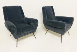 Pamono Vintage Sofa & Armchairs attributed to Gigi Radice, Set of 3 New