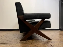 Pamono Vintage Sofa and Armchairs by Pierre Jeanneret, 1956, Set of 3 Hot