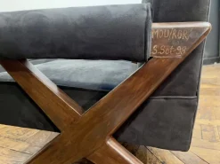 Pamono Vintage Sofa and Armchairs by Pierre Jeanneret, 1956, Set of 3 Hot