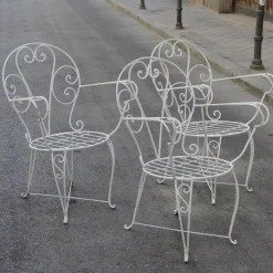 Pamono Vintage Spanish Garden Chairs, Set of 3