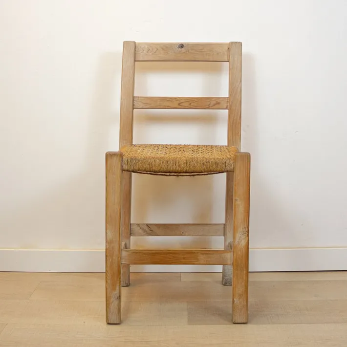 Pamono Vintage Spanish Woven Chair, 1970s Clearance