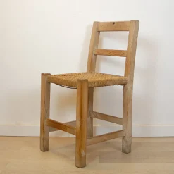 Pamono Vintage Spanish Woven Chair, 1970s Clearance