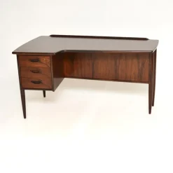 Pamono Vintage Swedish Boomerang Desk attributed to Goran Strand for Lelangs Mobelfabrik, 1960s Sale