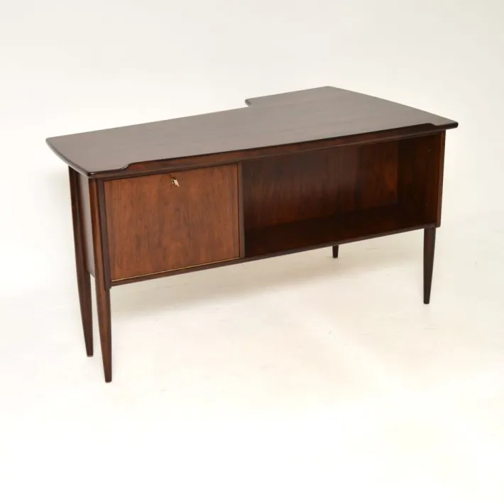Pamono Vintage Swedish Boomerang Desk attributed to Goran Strand for Lelangs Mobelfabrik, 1960s Sale