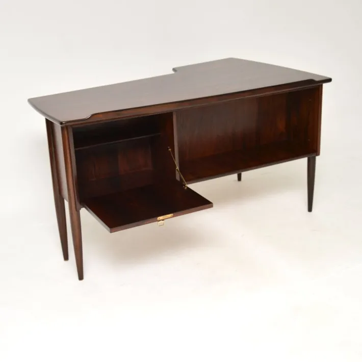 Pamono Vintage Swedish Boomerang Desk attributed to Goran Strand for Lelangs Mobelfabrik, 1960s Sale