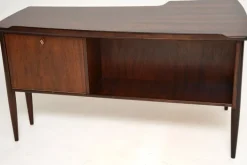 Pamono Vintage Swedish Boomerang Desk attributed to Goran Strand for Lelangs Mobelfabrik, 1960s Sale