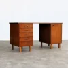 Pamono Vintage Swedish Desk in Teak, 1960s Clearance