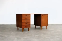 Pamono Vintage Swedish Desk in Teak, 1960s Clearance