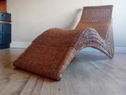 Pamono Vintage Swedish Rattan Chaise Louge by Carl Ojerstam Best
