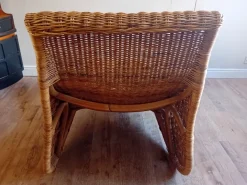 Pamono Vintage Swedish Rattan Chaise Louge by Carl Ojerstam Best