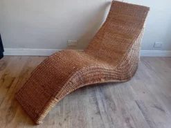 Pamono Vintage Swedish Rattan Chaise Louge by Carl Ojerstam Best