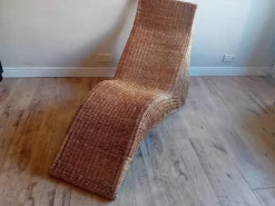 Pamono Vintage Swedish Rattan Chaise Louge by Carl Ojerstam Best