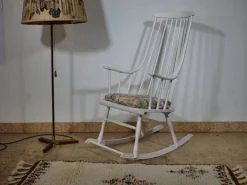 Pamono Vintage Swedish Rocking Chair by Lena Larsson for Nesto, 1960s Best