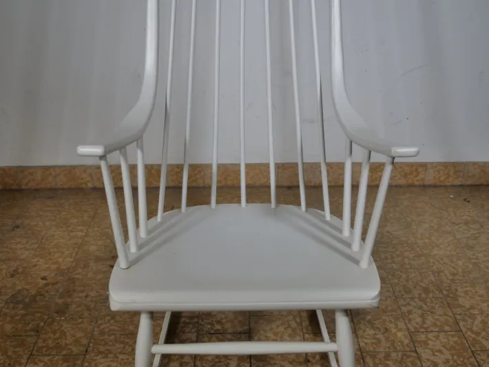 Pamono Vintage Swedish Rocking Chair by Lena Larsson for Nesto, 1960s Best