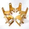 Pamono Vintage Swiss Children's Chairs from Horgenglarus, 1967, Set of 6 New