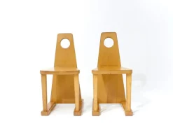 Pamono Vintage Swiss Children's Chairs from Horgenglarus, 1967, Set of 6 New