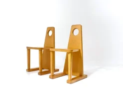 Pamono Vintage Swiss Children's Chairs from Horgenglarus, 1967, Set of 6 New