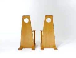 Pamono Vintage Swiss Children's Chairs from Horgenglarus, 1967, Set of 6 New