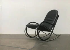 Pamono Vintage Swiss Nonna Rocking Chair by Paul Tuttle for Strässle