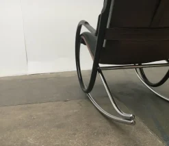 Pamono Vintage Swiss Nonna Rocking Chair by Paul Tuttle for Strässle