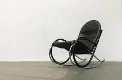 Pamono Vintage Swiss Nonna Rocking Chair by Paul Tuttle for Strässle