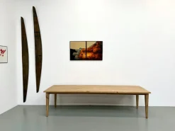 Pamono Vintage Table in Oak and Chestnut, 1950s Online