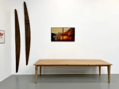 Pamono Vintage Table in Oak and Chestnut, 1950s Online
