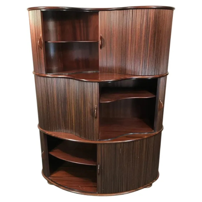 Pamono Vintage Tambour Door Cabinet attributed to Robert and Trix Haussmann, 1977 Online