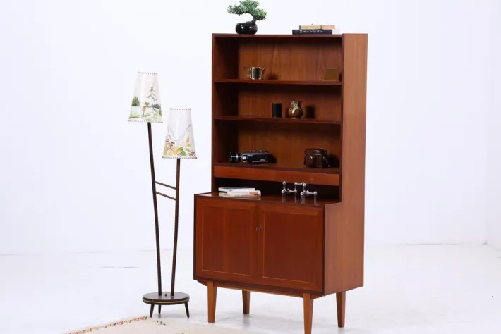 Pamono Vintage Teak Bookcase, 1960s Hot