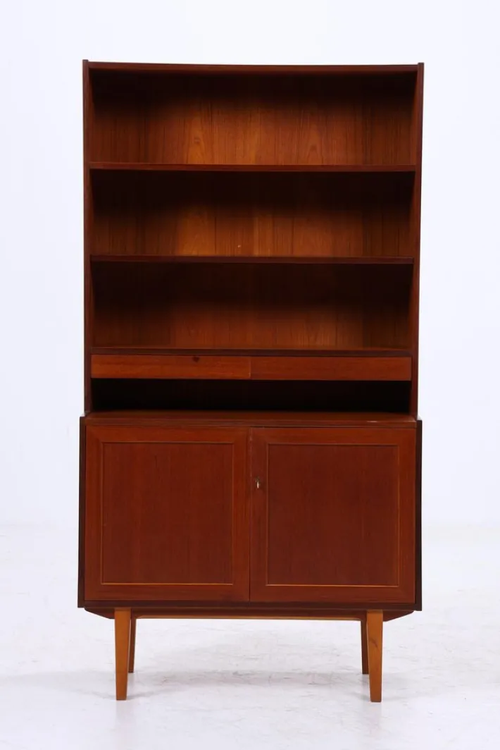 Pamono Vintage Teak Bookcase, 1960s Outlet