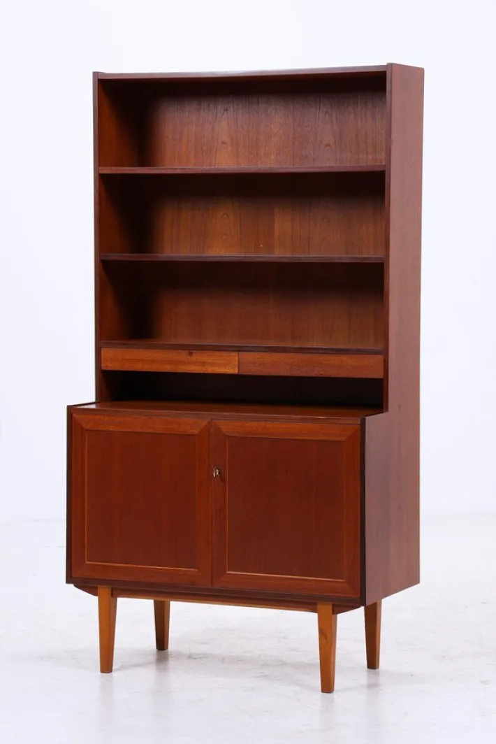 Pamono Vintage Teak Bookcase, 1960s Outlet