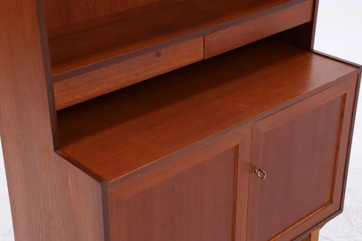 Pamono Vintage Teak Bookcase, 1960s Outlet