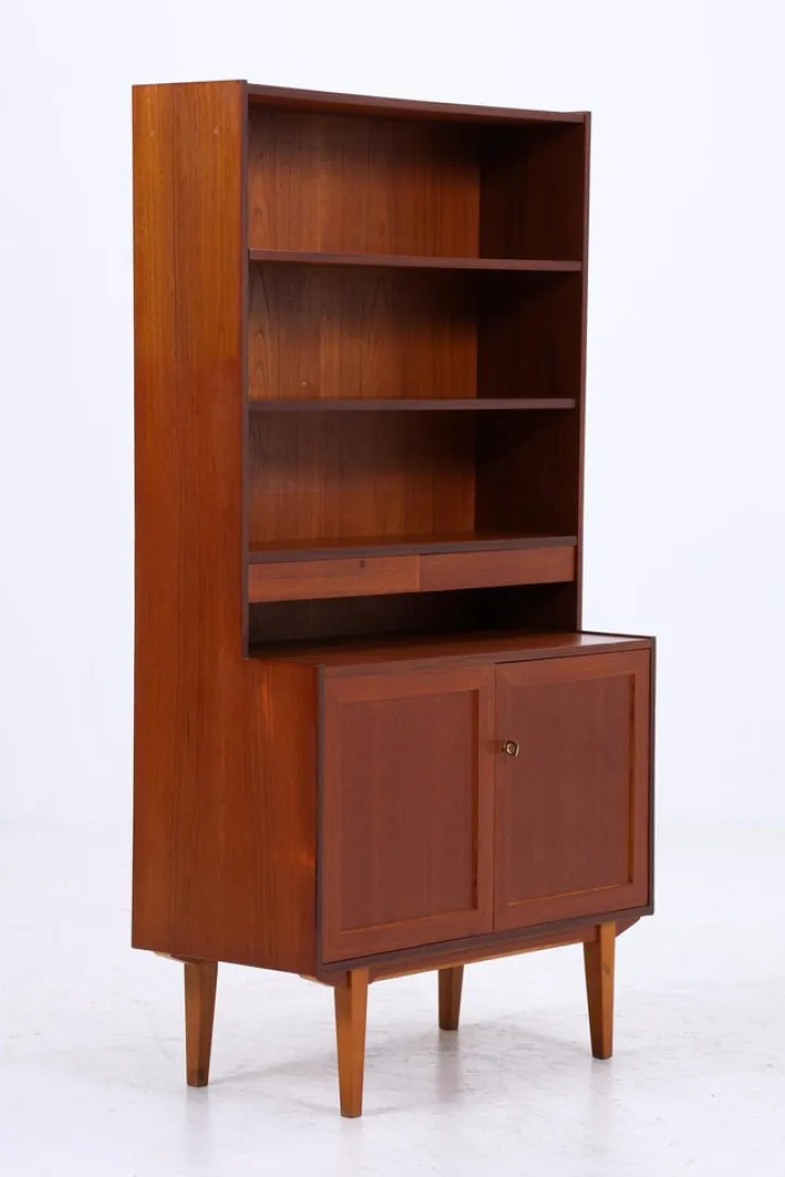 Pamono Vintage Teak Bookcase, 1960s Outlet