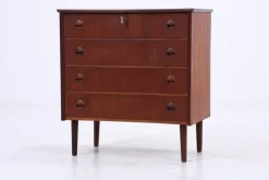 Pamono Vintage Teak Chest of Drawers, 1970s New