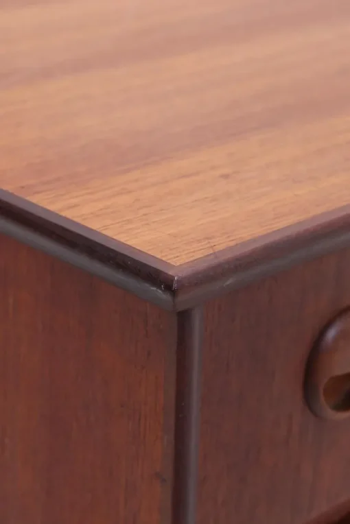 Pamono Vintage Teak Chest of Drawers, 1970s New