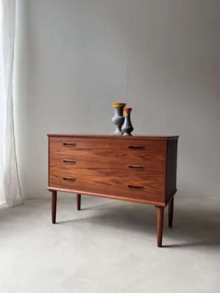 Pamono Vintage Teak Chest of Drawers, 1960s