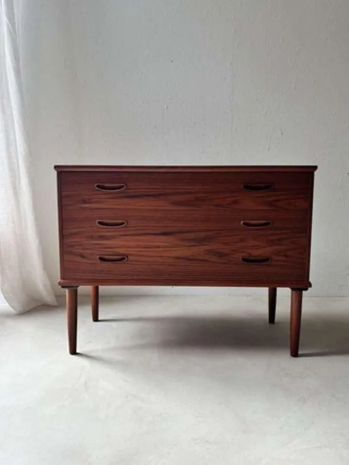 Pamono Vintage Teak Chest of Drawers, 1960s