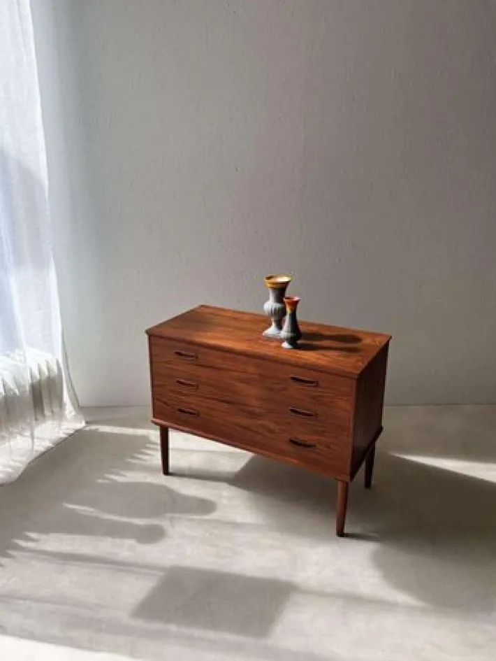 Pamono Vintage Teak Chest of Drawers, 1960s