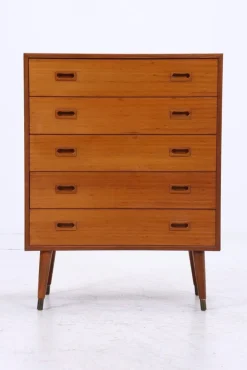 Pamono Vintage Teak Chest of Drawers, 1960s Online